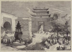 Entrada de las tropas aliadas en Pekín por la Puerta de la Tranquilidad de Edmond Morin